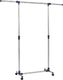 vidaXL Regulowany stojak/wieszak na ubrania, stal nierdzewna, srebrny 1