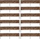 vidaXL Płot wiklinowy 120 x 35 cm (12 elementów) (140914) - 140914 1