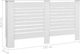 vidaXL Osłona na kaloryfer, biała, 152 x 19 x 81,5 cm, MDF 7