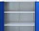 vidaXL Szafa biurowa, metalowa, 90 x 40 x 90 cm, szaro-niebieska 6