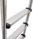 vidaXL Drabinka basenowa z 3 stopniami, stal nierdzewna, 120 cm 2