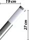 Kinkiet vidaXL Lampy ze stali nierdzewnej Wodoodporne 6x36 cm Do ogrodu x2 4
