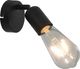 Kinkiet vidaXL Lampy, 2 szt., żarówki żarnikowe, 2 W, czarne, E27 2