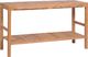 vidaXL Szafka łazienkowa pod 2 umywalki drewno tekowe 132x45x75cm 1