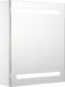 vidaXL Szafka łazienkowa z lustrem led 50x14x60cm 1