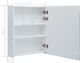 vidaXL Szafka łazienkowa z lustrem led 50x14x60cm 6