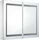 vidaXL Szafka łazienkowa z lustrem led 80x12.2x68cm 3