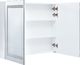 vidaXL Szafka łazienkowa z lustrem led 80x12.2x68cm 4