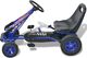 vidaXL Gokart dla dzieci, z regulacją siedziska, niebieski 1
