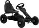 vidaXL Gokart na pedały z oponami pneumatycznymi, czarny 1