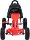 vidaXL Gokart na pedały z oponami pneumatycznymi, czerwony 2