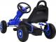 vidaXL Gokart na pedały, z oponami pneumatycznymi, niebieski 3