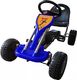 vidaXL Gokart z pedałami, niebieski 1