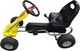 vidaXL Gokart z pedałami, żółty 1