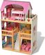 vidaXL 3-poziomowy domek dla lalek 60x30x90 cm, drewno (80175) 1