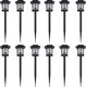 vidaXL Ogrodowe lampy solarne LED, 12 szt., ze szpikulcem 8,6x8,6x38 cm 1