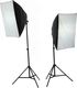 Massa SOFTBOX 50x70cm + OPRAWA NA CZTERY ŻARÓWKI E27 9