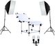 Lampa studyjna Massa ZESTAW 2x SOFTBOX 2400W STÓŁ BEZCIENIOWY 60x130cm 1