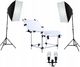 Lampa studyjna Massa ZESTAW 2x SOFTBOX 2400W STÓŁ BEZCIENIOWY 60x130cm 2