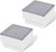 vidaXL 2 Lampki najazdowe LED 100 x 100 x 68 mm 1