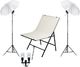 Zestaw studyjny Massa ZESTAW STÓŁ BEZCIENIOWY 60x130cm + 4x125W + PARASOLE 1