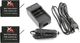 Xrec Ładowarka +2 Akumulator Bateria do GoPro HERO 5 / 6 / 7 BLACK 1