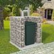 vidaXL Gabion do osłonięcia kosza na śmieci, 110x100x120 cm 1