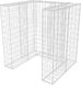 vidaXL Gabion do osłonięcia kosza na śmieci, 110x100x120 cm 1