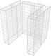 vidaXL Gabion do osłonięcia kosza na śmieci, 110x100x120 cm 5
