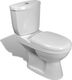 Zestaw kompaktowy WC vidaXL 70 cm cm biały (240549) 3
