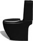 Zestaw kompaktowy WC vidaXL 66 cm cm czarny (141136) 2