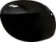 Miska WC vidaXL Toaleta wisząca w formie jaja, czarna 1