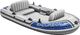 vidaXL Intex Nadmuchiwany ponton Excursion 4 z silnikiem i uchwytem 2