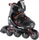 Rolki Nils Extreme NA9080 rekreacyjne regulowane czarne r. 35-38 1
