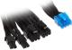 SilverStone PCIe 8-pin - PCIe 8-pin, 0.55m, Czarny (SST-PP06B-2PCIE70) 1