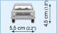 Cobi Youngtimer Collection 1967 Fiat 124 Berlina 1200 (24521) 4