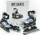 Rolki Allright MySkate z wymienną płozą regulowane niebieskie r. 29-32 2