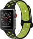 Tech-Protect TECH-PROTECT SOFTBAND APPLE WATCH 1/2/3/4/5 (42/44MM) BLACK/LIME 1