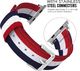 Tech-Protect TECH-PROTECT WELLING APPLE WATCH 1/2/3/4/5 (42/44MM) NAVY/RED 4