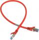 InLine Patch kabel sieciowy Cat.6A, S/FTP (PiMf), 500MHz, czerwony, 0,5m (76850R) 1