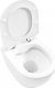 Miska WC Rea REA-C1450 MISKA WC WISZĄCA CARTER 18 CM RIMLESS Z DESKĄ DUROPLAST SLIM WOLNOOP. ZAWIAS. METAL // CE.REA.MW-CARTER-RIMLESS 1