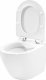 Miska WC Rea REA-C1450 MISKA WC WISZĄCA CARTER 18 CM RIMLESS Z DESKĄ DUROPLAST SLIM WOLNOOP. ZAWIAS. METAL // CE.REA.MW-CARTER-RIMLESS 2