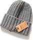 Wrangler WRANGLER CHUNKY KNIT HAT MID GREY MEL W0M34AH37 ONE SIZE 5