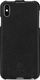 Stilgut STILGUT Baroon Slim Flip Elegance skórzane etui do iPhone XS Max czarne 3