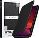 Stilgut STILGUT Book skórzane etui z klapką do iPhone 11 czarne 6
