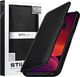 Stilgut STILGUT UltraSlim Book Nappa skórzane etui z klapką do iPhone 11 czarne 6