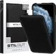 Stilgut STILGUT UltraSlim Flip Nappa skórzane etui z klapką do iPhone 11 Pro czarne 5