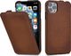Stilgut STILGUT UltraSlim Flip skórzane etui z klapką na iPhone 11 PRO MAX Antik Brown 1