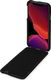 Stilgut STILGUT UltraSlim Nappa skórzane etui z klapką do iPhone 11 czarne 3