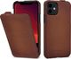 Stilgut STILGUT UltraSlim skórzane etui z klapką do iPhone 11 Antik Brown 1